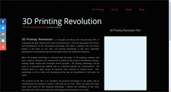 Desktop Screenshot of 3dprintingrevolution.com